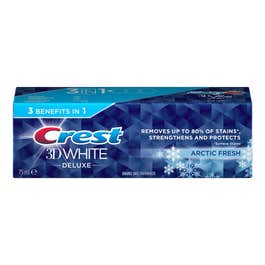 Crest Toothpaste 3D White Deluxe Arctic Fresh 75 ml