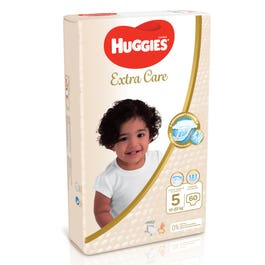 Huggies Size (5) Mega Pack 60 Diapers 12-22 Kg